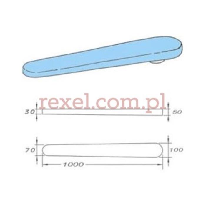 AKN-03A COMEL prasulec 1000 mm podgrzewany elektrycznie z pokrowcem