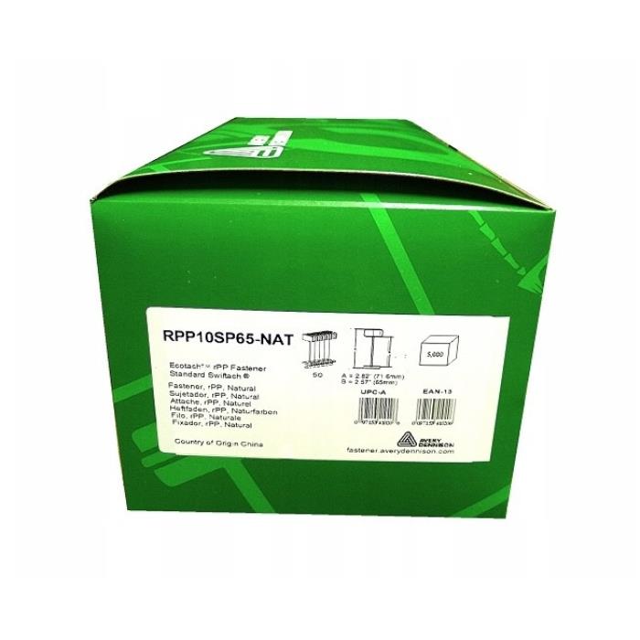DENNISON S 65mm RPP10SP65 Zszywka do metkownicy Ecotach opk. 5000szt. 100% z recyklingu