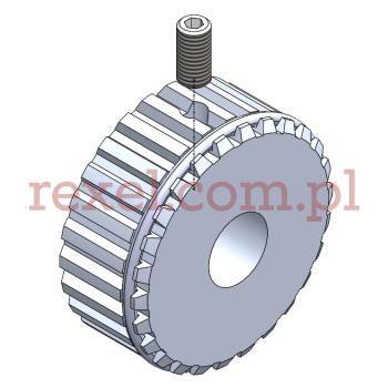 Koło zębate dolne (bierne) odkrawacza OT-1A