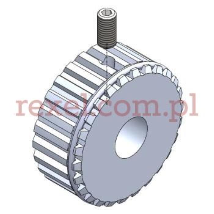 OT-1A.02.03 Koło zębate dolne (bierne) odkrawacza OT-1A