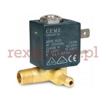 COMEL elektrozawór przelotowy CEME 5523 1/8", 230V, 50Hz ( m.in. SVELTA 2 )