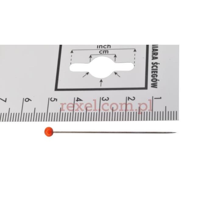 SKD 075x50 Szpilki krawieckie stalowe kolorowe 50mm opk. 1kg
